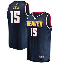 Load image into Gallery viewer, Nikola Jokic Denver Nuggets Branded Youth Fast Break Jersey Blue - Icon Edition 2018/2019