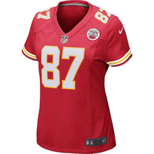 Load image into Gallery viewer, Travis Kelce Kansas City Chiefs Women's Game Jersey - Red