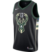 Load image into Gallery viewer, Malcolm Brogdon Milwaukee Bucks Swingman Jersey - Statement Edition – Black
