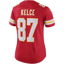 Load image into Gallery viewer, Travis Kelce Kansas City Chiefs Women's Vapor Untouchable Limited Jersey - Red