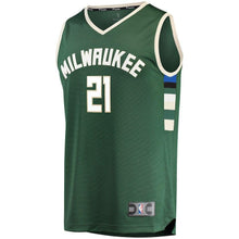 Load image into Gallery viewer, Tony Snell Milwaukee Bucks Branded Fast Break Road Player Jersey Green - Icon Edition