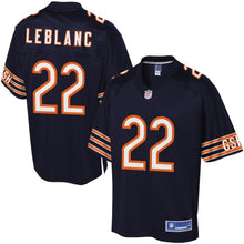 Load image into Gallery viewer, Youth Chicago Bears Crevon LeBlanc NFL Pro Line Navy Player Jersey