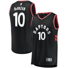 Load image into Gallery viewer, DeMar DeRozan Toronto Raptors Branded Youth Fast Break Jersey Black - Statement Edition 2018/2019