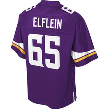 Load image into Gallery viewer, Pat Elflein Minnesota Vikings Pro Line Team Color Player Jersey – Purple 2018/2019