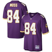 Load image into Gallery viewer, Randy Moss Minnesota Vikings Mitchell &amp; Ness 1998 Retired Player Jersey - Purple 2018/2019