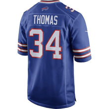 Load image into Gallery viewer, Thurman Thomas Buffalo Bills Retired Player Game Jersey - Royal Blue 2018/2019