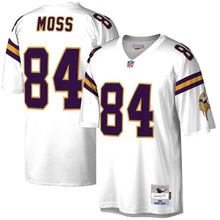 Load image into Gallery viewer, Randy Moss Minnesota Vikings Mitchell &amp; Ness 1998 Retired Player Jersey - White 2018/2019