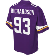 Load image into Gallery viewer, Sheldon Richardson Minnesota Vikings Pro Line Player Jersey – Purple 2018/2019