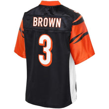Load image into Gallery viewer, Youth Cincinnati Bengals Jonathan Brown NFL Pro Line Black Player Jersey