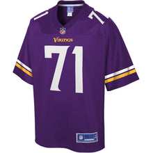 Load image into Gallery viewer, Riley Reiff Minnesota Vikings Pro Line Team Color Player Jersey – Purple 2018/2019