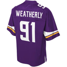 Load image into Gallery viewer, Stephen Weatherly Minnesota Vikings Pro Line Team Color Player Jersey – Purple 2018/2019