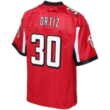Load image into Gallery viewer, Youth Atlanta Falcons Ricky Ortiz NFL Pro Line Red Player Jersey