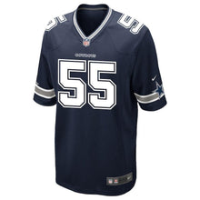 Load image into Gallery viewer, Leighton Vander Esch Dallas Cowboys Draft First Round Pick Game Jersey – Navy 2018/2019