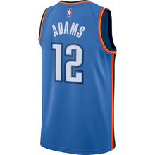 Load image into Gallery viewer, Steven Adams Oklahoma City Thunder Blue Swingman Jersey 2018 - 2019