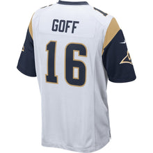 Load image into Gallery viewer, Jared Goff Los Angeles Rams Youth Game Jersey - White 2018/2019