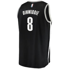 Load image into Gallery viewer, Spencer Dinwiddie Brooklyn Nets Black Swingman Jersey 2018 - 2019