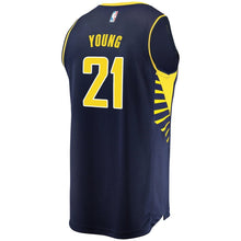 Load image into Gallery viewer, Thaddeus Young Indiana Pacers Navy Swingman Jersey 2018 - 2019