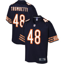 Load image into Gallery viewer, Youth Chicago Bears Andrew Trumbetti NFL Pro Line Navy Player Jersey