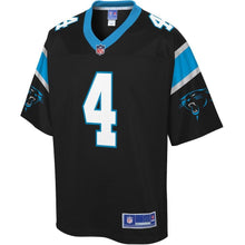 Load image into Gallery viewer, Youth Carolina Panthers Garrett Gilbert NFL Pro Line Black Home Player Jersey