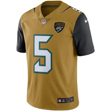 Load image into Gallery viewer, Blake Bortles Jacksonville Jaguars Vapor Untouchable Color Rush Limited Player Jersey - Gold