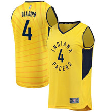 Load image into Gallery viewer, Victor Oladipo Indiana Pacers Branded Youth Fast Break Jersey - Statement Edition – Gold 2018/2019