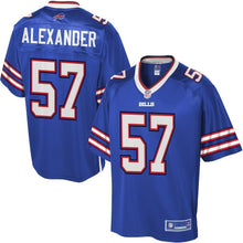 Load image into Gallery viewer, orenzo Alexander Buffalo Bills Pro Line Player Jersey - Royal 2018/2019