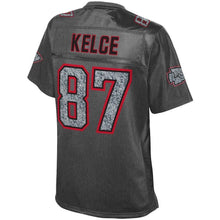 Load image into Gallery viewer, Travis Kelce Kansas City Chiefs NFL Pro Line Women's Static Fashion Jersey  Gray