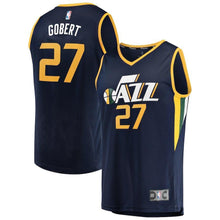 Load image into Gallery viewer, Rudy Gobert Utah Jazz Branded Youth Fast Break Player Jersey - Icon Edition - Navy 2018/2019