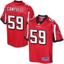 Load image into Gallery viewer, Youth Atlanta Falcons De'Vondre Campbell NFL Pro Line Red Player Jersey