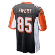 Load image into Gallery viewer, Youth Cincinnati Bengals Tyler Eifert Nike Black 50th Anniversary Patch Game Jersey