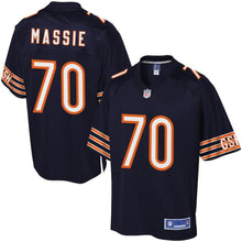 Load image into Gallery viewer, Youth Chicago Bears Bobby Massie NFL Pro Line Navy Player Jersey
