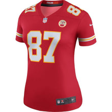 Load image into Gallery viewer, Travis Kelce Kansas City Chiefs Women's Color Rush Legend Jersey - Red