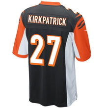 Load image into Gallery viewer, Youth Cincinnati Bengals Dre Kirkpatrick Nike Black Team Color Game Jersey
