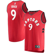 Load image into Gallery viewer, Serge Ibaka Toronto Raptors Red Swingman Jersey 2018 - 2019