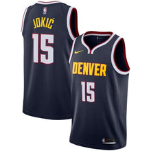 Load image into Gallery viewer, Nikola Jokic Denver Nuggets Navy Swingman Jersey 2018 - 2019