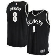 Load image into Gallery viewer, Spencer Dinwiddie Brooklyn Nets Black Swingman Jersey 2018 - 2019