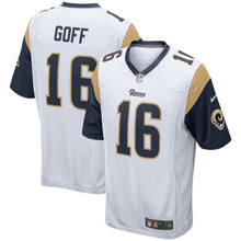 Load image into Gallery viewer, Jared Goff Los Angeles Rams Youth Game Jersey - White 2018/2019