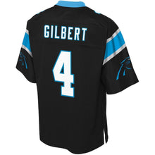 Load image into Gallery viewer, Youth Carolina Panthers Garrett Gilbert NFL Pro Line Black Home Player Jersey