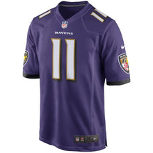 Load image into Gallery viewer, Youth Baltimore Ravens Kamar Aiken Nike Purple Game Jersey