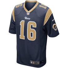 Load image into Gallery viewer, Jared Goff Los Angeles Rams Youth Game Jersey - Navy 2018/2019