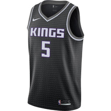 Load image into Gallery viewer, De'Aaron Fox Sacramento Kings Swingman Jersey - Statement Edition – Black