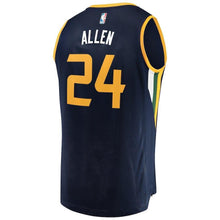 Load image into Gallery viewer, Grayson Allen Utah Jazz Branded Youth Fast Break Jersey Navy - Icon Edition 2018/2019