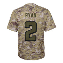 Load image into Gallery viewer, Youth Atlanta Falcons Matt Ryan Nike Camo Salute to Service Game Jersey