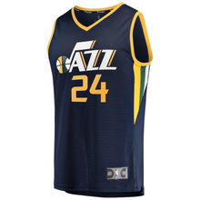 Load image into Gallery viewer, Grayson Allen Utah Jazz Branded Youth Fast Break Jersey Navy - Icon Edition 2018/2019