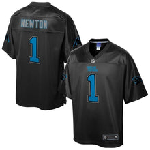 Load image into Gallery viewer, Youth Carolina Panthers Cam Newton NFL Pro Line Black Reverse Fashion Jersey