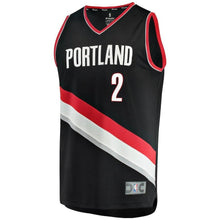 Load image into Gallery viewer, Wade Baldwin IV Portland Trail Blazers Branded Fast Break Team Color Player Jersey Black - Icon Edition