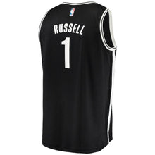 Load image into Gallery viewer, D'Angelo Russell Brooklyn Nets Branded Youth Fast Break Jersey Black - Icon Edition 2018/2019