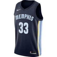 Load image into Gallery viewer, Marc Gasol Memphis Grizzlies Navy Swingman Jersey 2018 - 2019