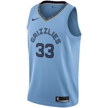 Load image into Gallery viewer, Marc Gasol Memphis Grizzlies Light Blue Swingman Jersey 2018 - 2019
