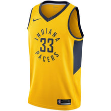 Load image into Gallery viewer, Myles Turner Indiana Pacers Gold Swingman Jersey 2018 - 2019